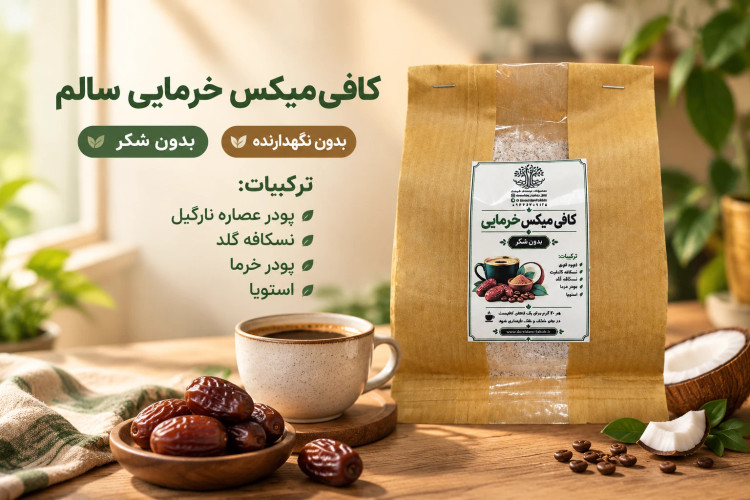 کافی میکس خرمایی سالم(100g)