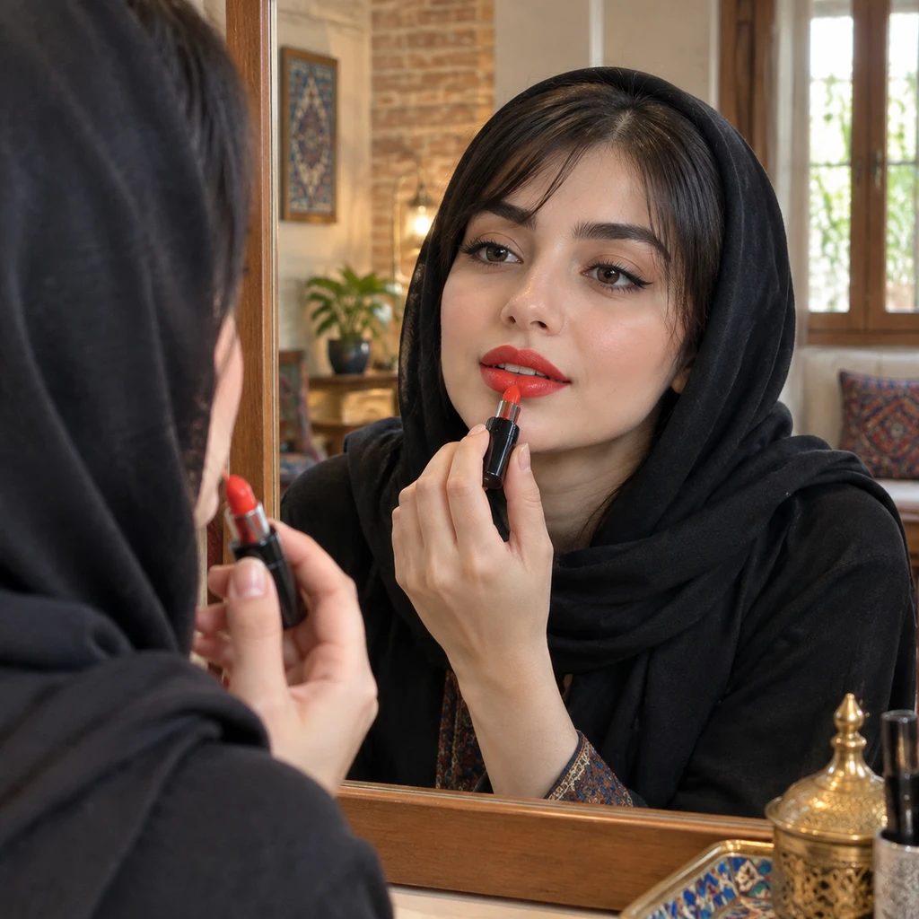 رژ لب گیاهی قرمز گوجه ای