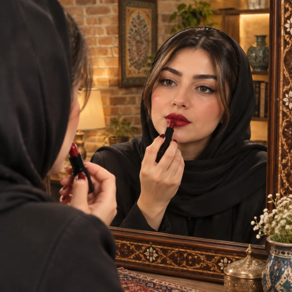رژ لب گیاهی آلبالویی